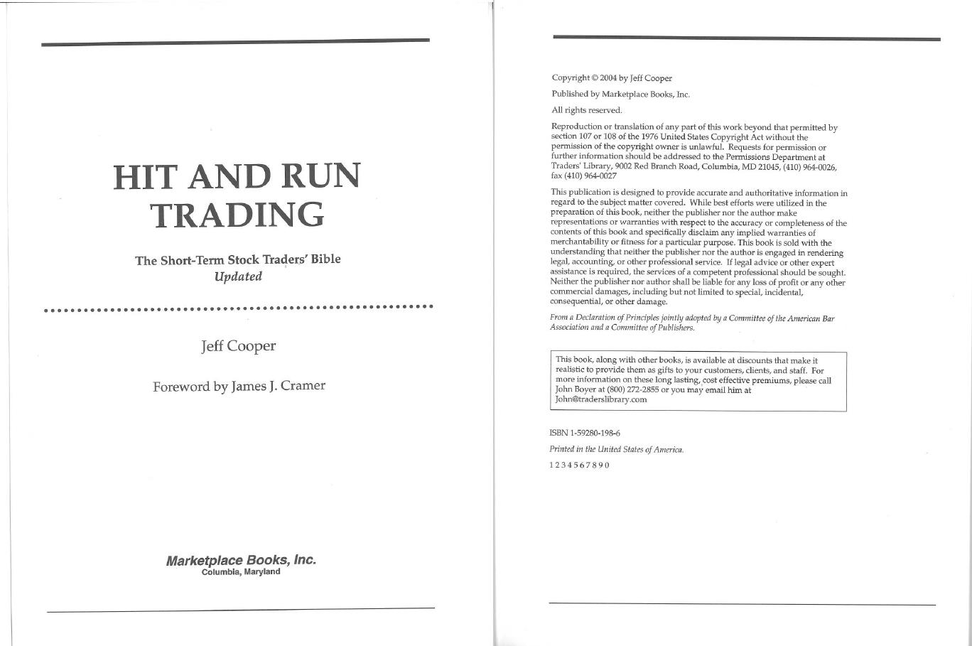 ӢHit and Run Trading