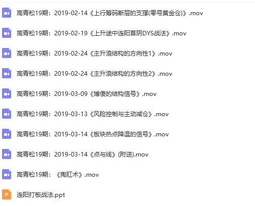 量学大讲堂高青松第十九期